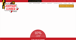 Desktop Screenshot of johnsonlumber.biz